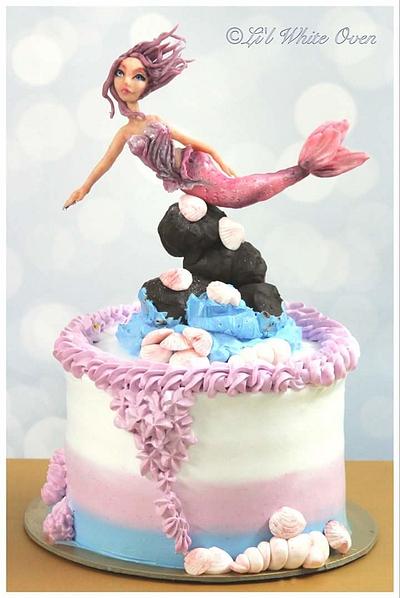 Floating Mermaid - Cake by Gauri Kekre