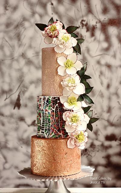 MOSAIC WEDDING CAKE - Cake by Jessica MV