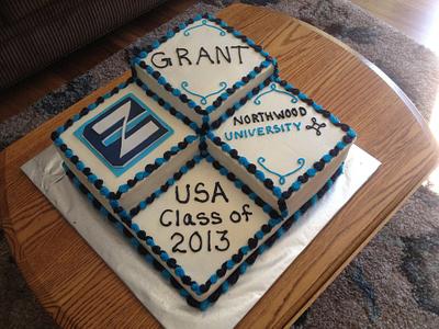 Grant's Grad Cake - Cake by Cakebuddies