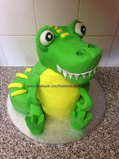 dinosaur cake - Cake by inkedcakery
