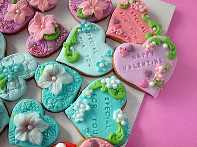 Valentine's cookies - Cake by Valeria Sotirova