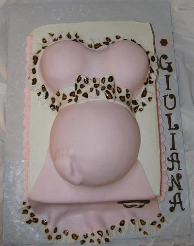 Pregnant Belly Cake - Cake by Michele