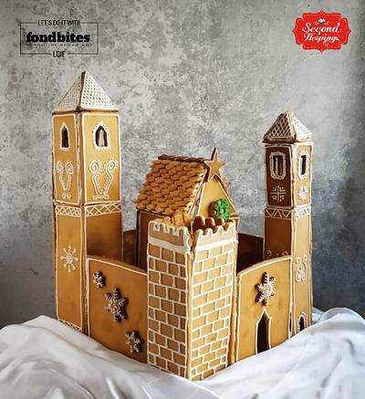 Fantasy Gingerbread Cookie Castle - Cake by Ambika Roy Johri