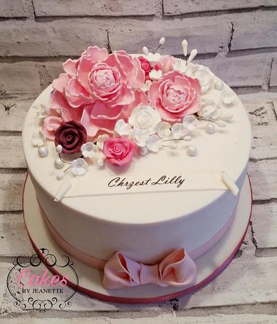 Christening cake  - Cake by Zaneta Wasilewska