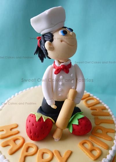 pastry chef cake !  - Cake by Sweet Owl Cake and Pastry
