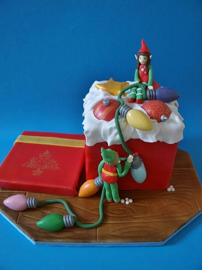 Christmas Cake - Cake by Cathy's Cakes