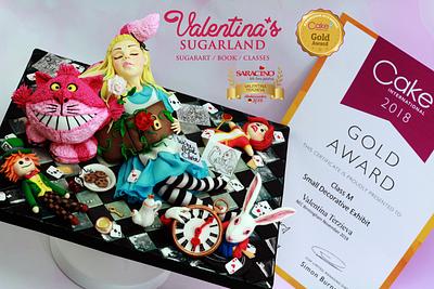 Alice - Gold award at CI - Cake by Valentina's Sugarland