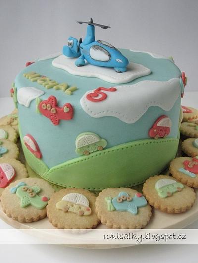 Vehicles Cake / Cookies - Cake by U mlsalky