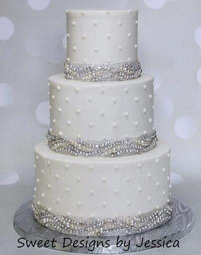 Alison's wedding - Cake by SweetdesignsbyJesica