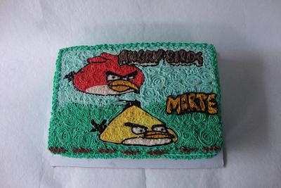 angry birds sheet cake - Cake by tupsy cakes