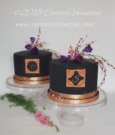 Twin birthday cakes - Cake by Carter Valentino Ltd