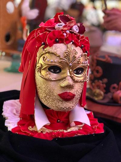 Venetian mask - Cake by Danijella Veljkovic