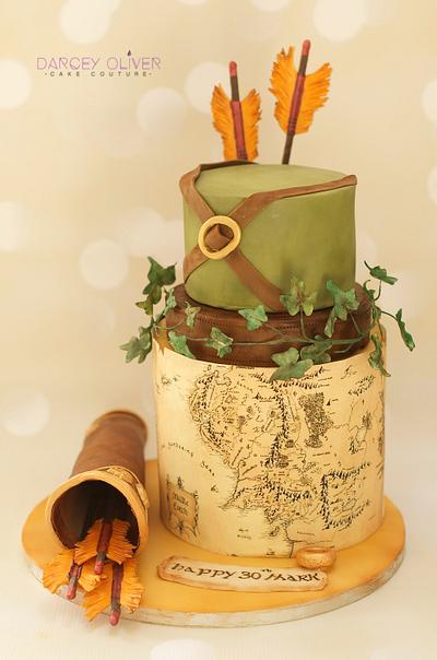 Lord of the Rings - Cake by Sugar Street Studios by Zoe Burmester