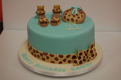 Leopard print shoes and bag  - Cake by becky Jenkins