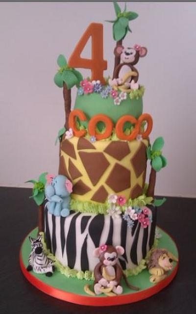 Jungle Theme - Cake by Suzanne