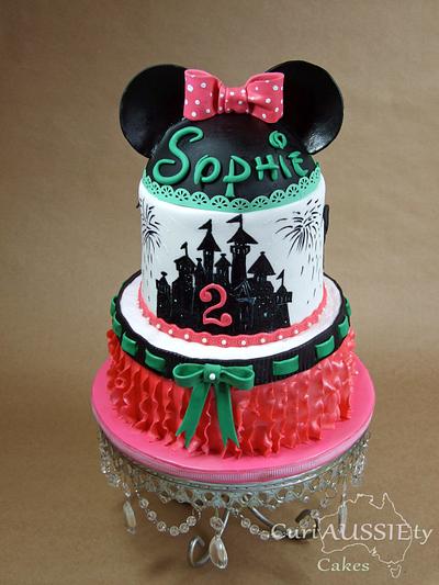 Minnie Mouse, Disneyworld birthday cake. - Cake by CuriAUSSIEty  Cakes