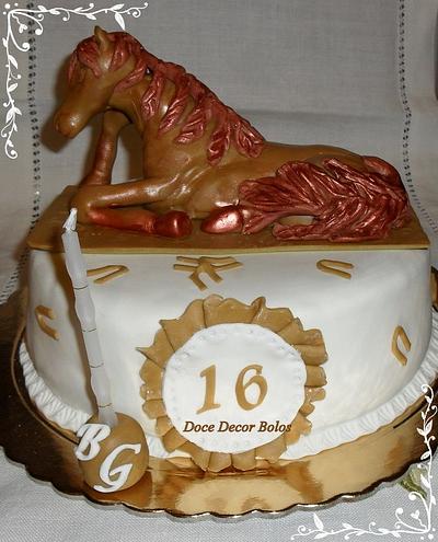 Horse Cake - Cake by Bolos Doce Decor