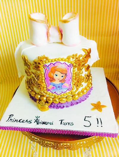 Princess Sophia cake - Cake by thefrostgoddess