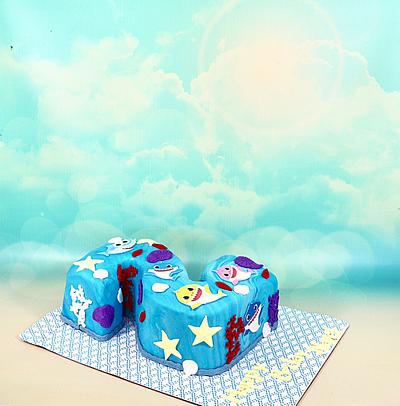 Baby shark  - Cake by soods