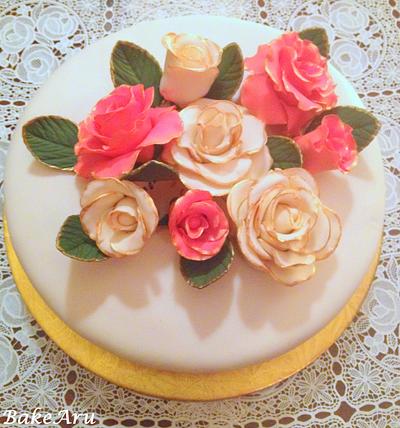 Mum's 60th Birthday Cake - Cake by BakeAru