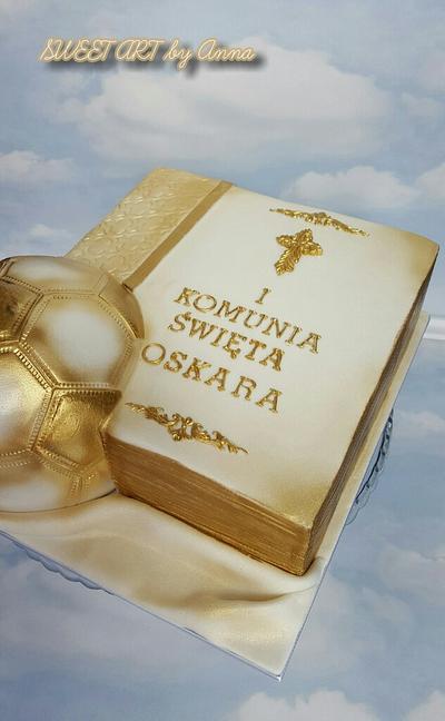 Football holy communion cake  - Cake by SWEET ART Anna Rodrigues