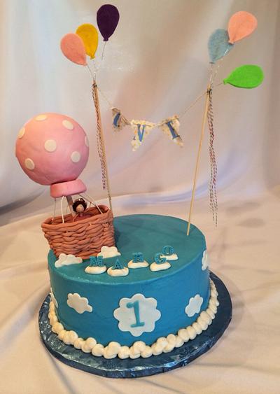 Hot air balloon cake - Cake by Cake Waco