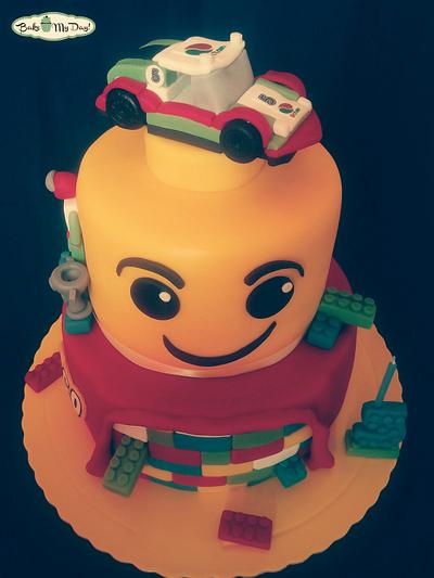 Lego Cake - Sub. Theme - Octan Car - Cake by Bake My Day
