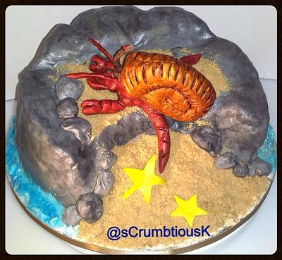 Crab on the Rock - Cake by sCrumbtious Kakes