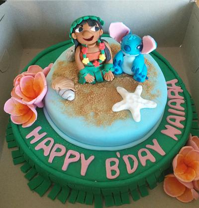 cake topper stitch - Decorated Cake by Pamela Iacobellis - CakesDecor