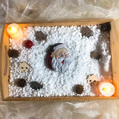 Santa in his magical world  - Cake by Di Art Cookies 
