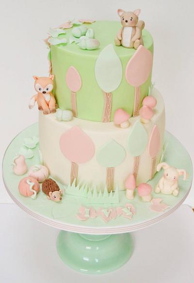 For baby Ivy - Cake by Roo's Little Cake Parlour