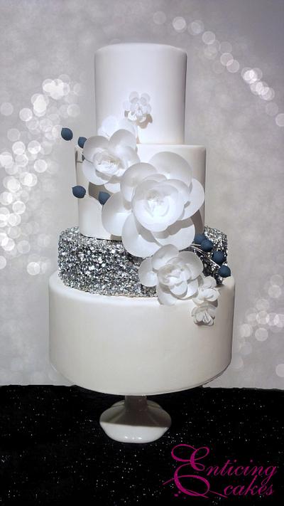 Silver Sonata - Cake by Enticing Cakes Inc.