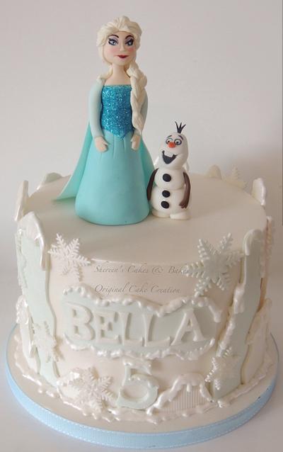 Elsa & Olaf - Cake by Shereen