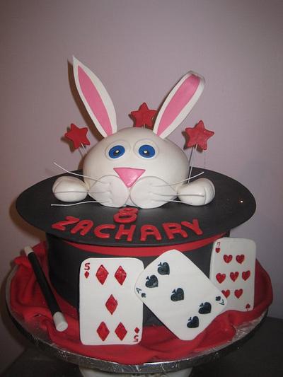 Magic Bunny Hat Cake - Cake by HeathersBakery