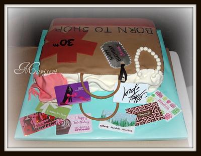 Shop-A-Holic Birthday Cake - Cake by Slice of Sweet Art