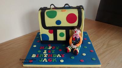 Mr Tumble & his spotty bag x - Cake by Kerri's Cakes