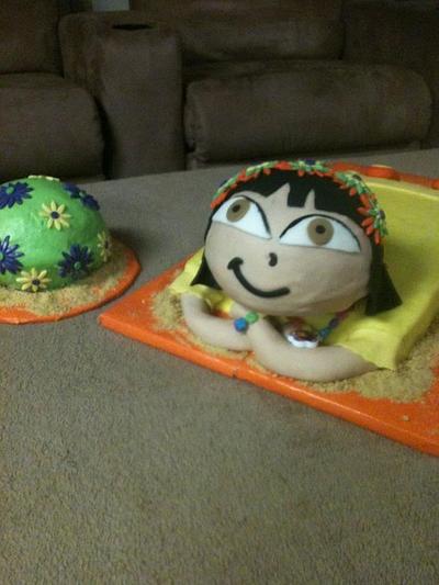 Dora 3D cake - Cake by Teresa James