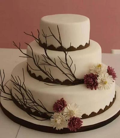 Wedding Cake - Cake by Cori's Sweet Temptations