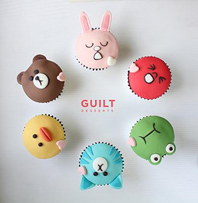 Cute Valentine Cupcakes - Cake by Guilt Desserts