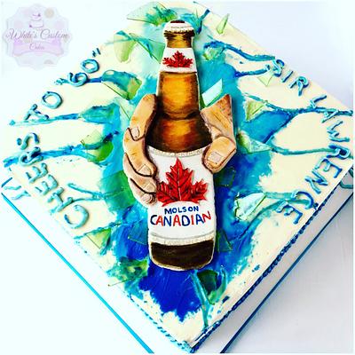 3D Beer  - Cake by Sabrina - White's Custom Cakes 