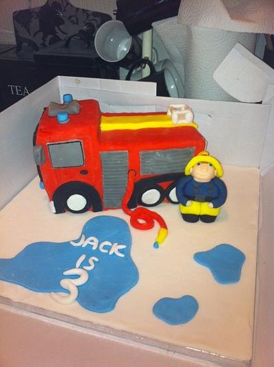Fireman Sam - Cake by kim_g