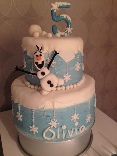 Frozen birthday cake 2 - Cake by Shannon