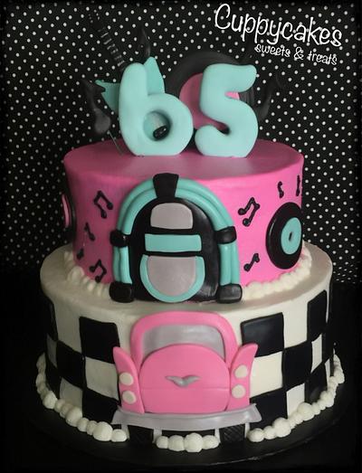 50's cake - Cake by Cuppycakes78