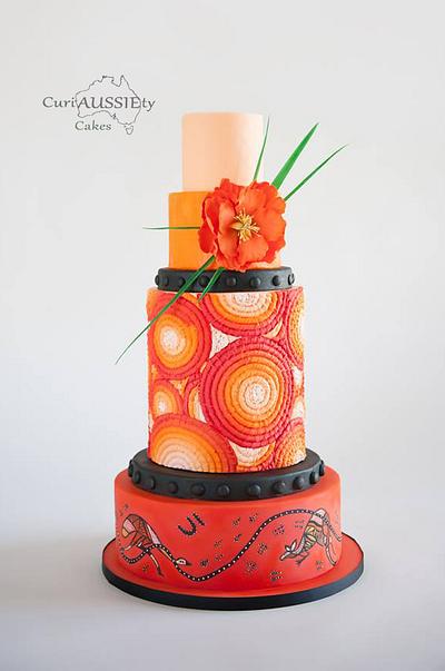 Cake Masters Ombre Orange cake - Cake by CuriAUSSIEty  Cakes