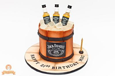 JD Bucket Cake - Cake by The Sweetery - by Diana