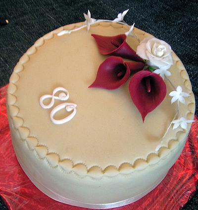 80th birthday - Cake by Anka