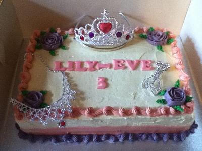 Simple Princess Cake - Cake by Hollie Chamberlain