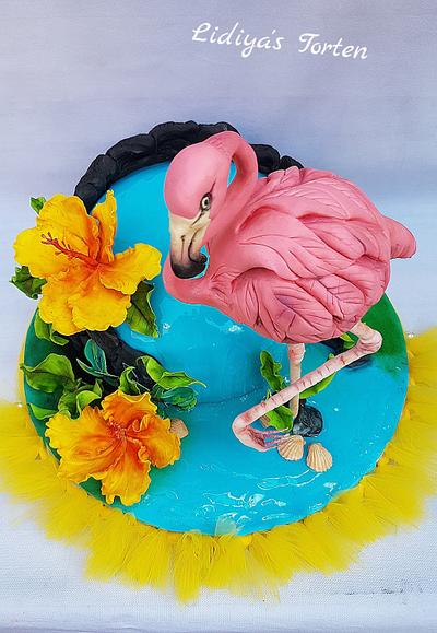 flamingo - Cake by Lidiya Petrova 