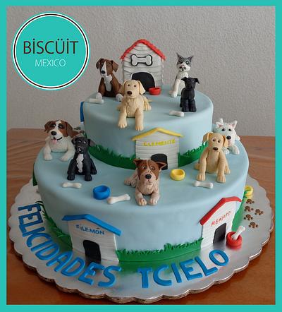 Dogs - Cake by BISCÜIT Mexico