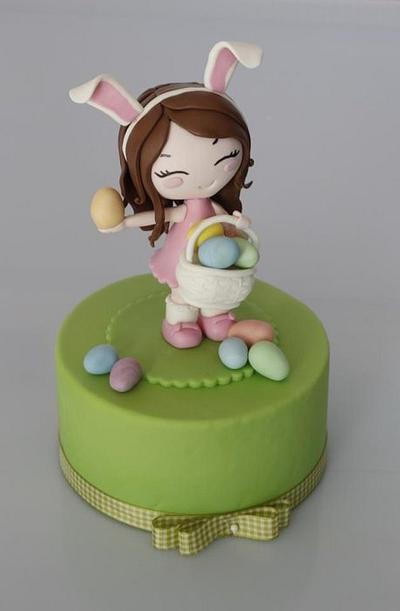 An Easter girl - Cake by Chicca D'Errico
